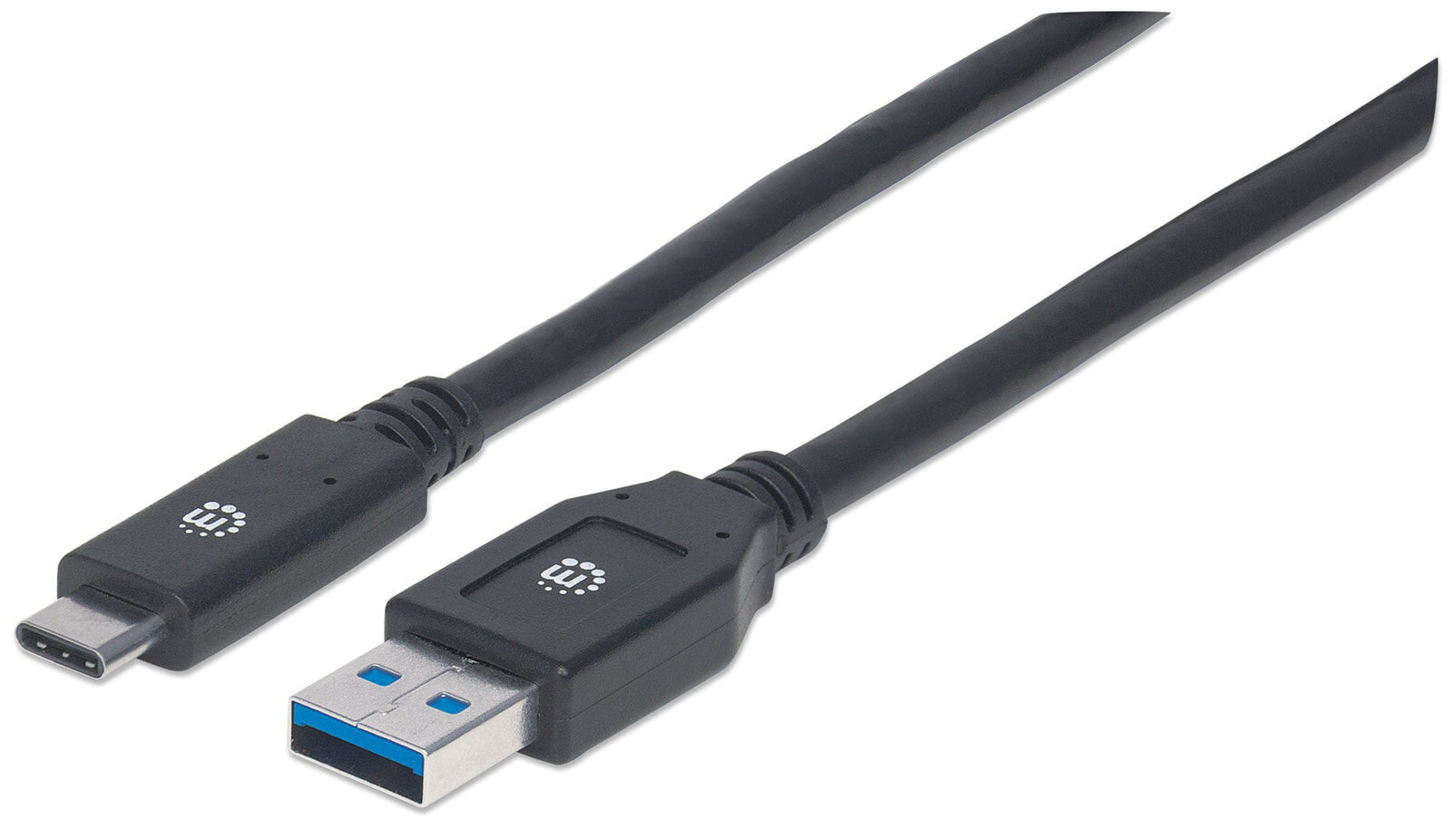 Manhattan 354981 USB кабель 3 m 3.2 Gen 1 (3.1 Gen 1) USB C USB A Черный