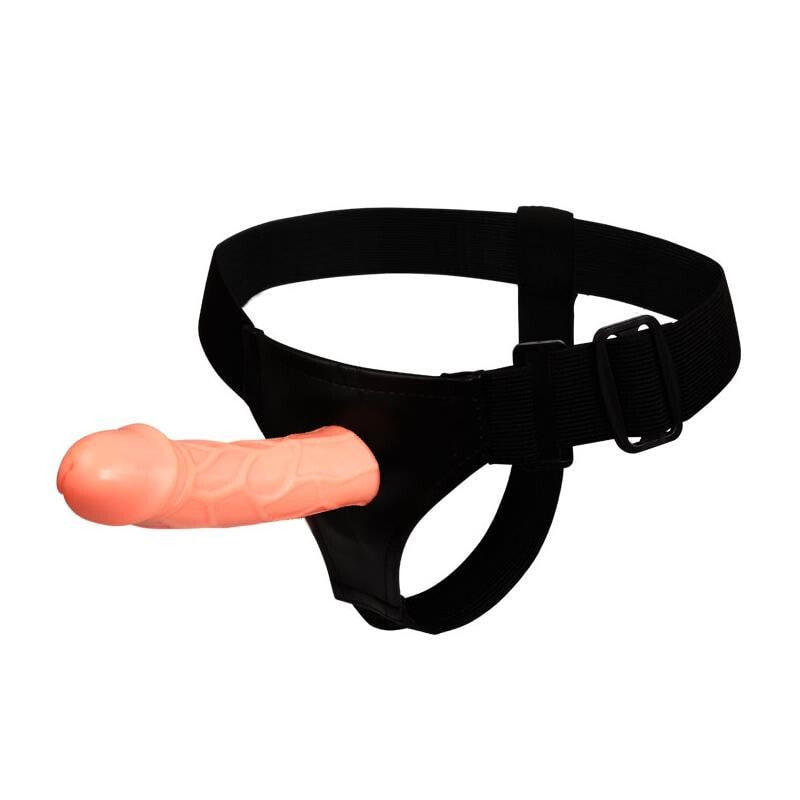 Страпон BAILE Strap-On with Hollow Dildo 16 cm