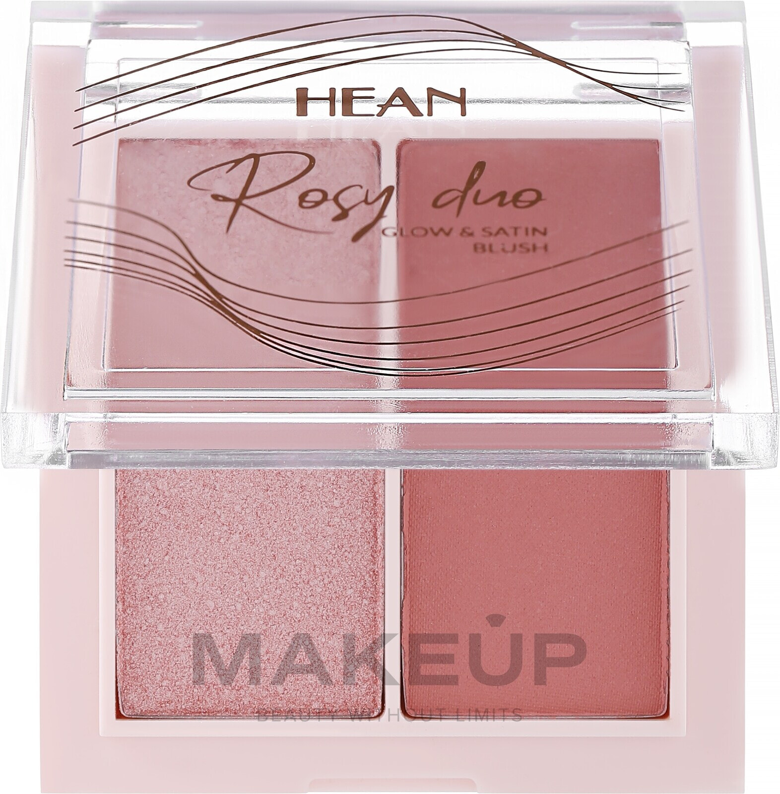 Gesichtsrouge - Hean Rosy Duo Glow & Satin Blush