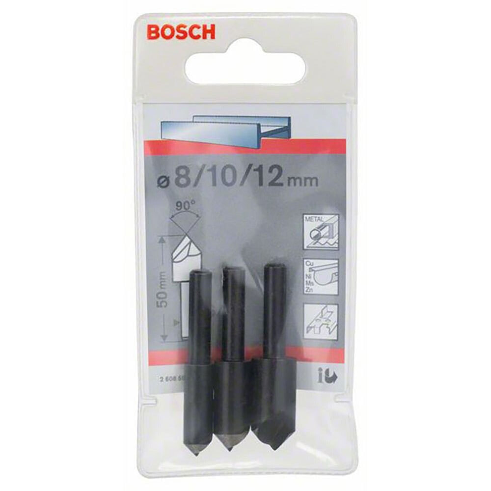 BOSCH PROFESSIONAL HSS 8/10/12 Conical Countersink