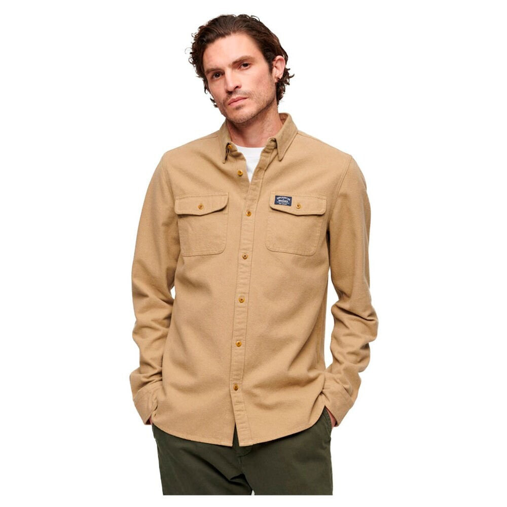 SUPERDRY Flannel Workwear Long Sleeve Shirt
