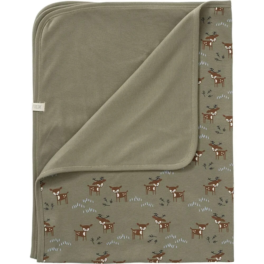 FRESK Fawn cotton blanket