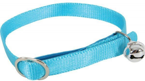 Zolux Turquoise nylon cat collar