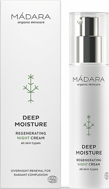 Натуральный крем для лица Madara Deep Moisture (Regenerating Night Cream) 50 ml