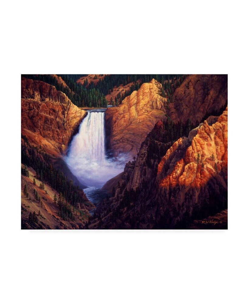 Trademark Global r W Hedge Freedom Waterfall Canvas Art - 15.5
