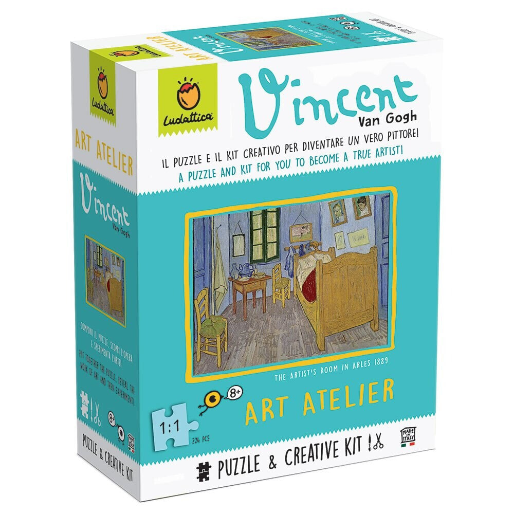 LUDATTICA Art Atelier Van Gogh 224 Pieces Puzzle
