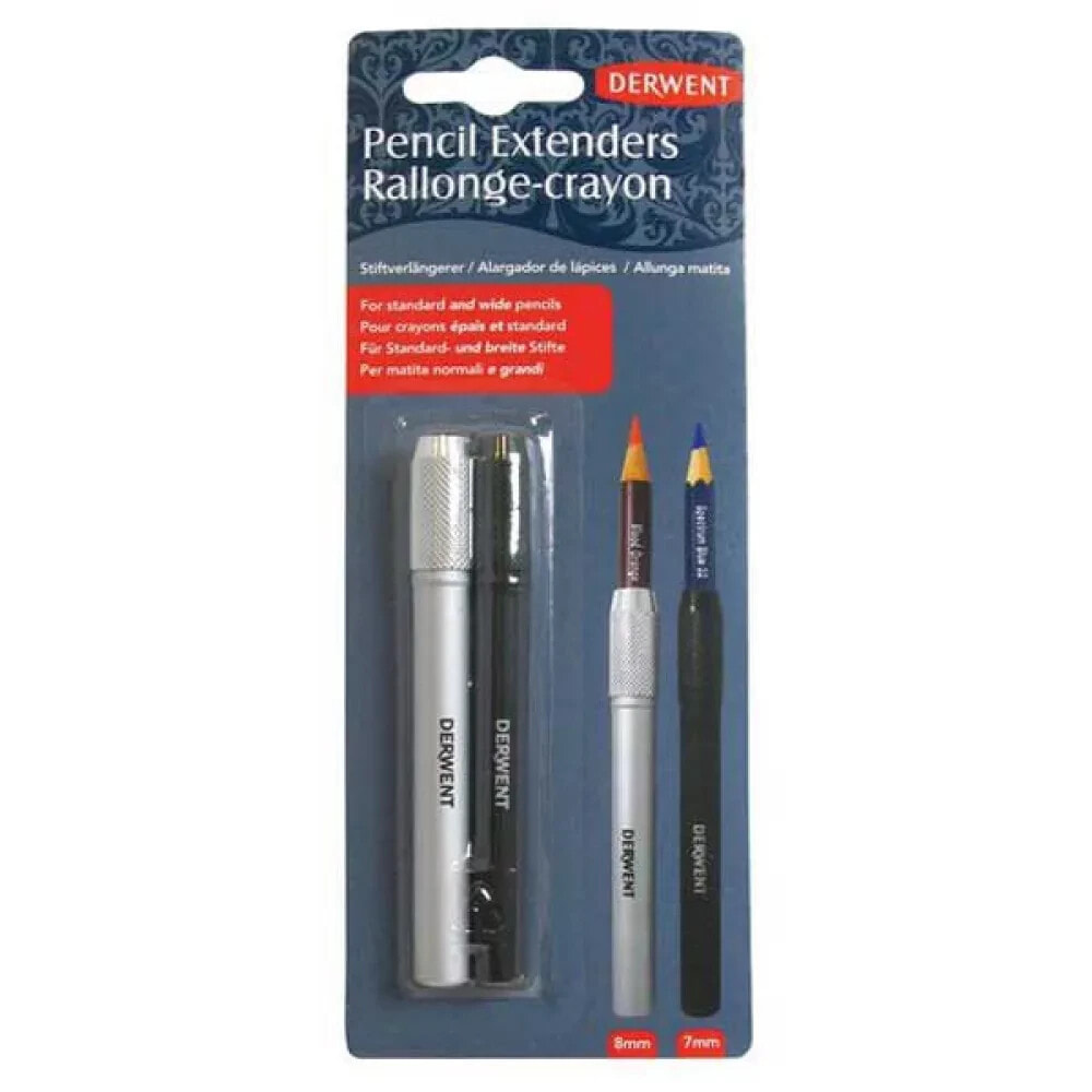 DERWENT Small And Big Pencil Extender 2 Units