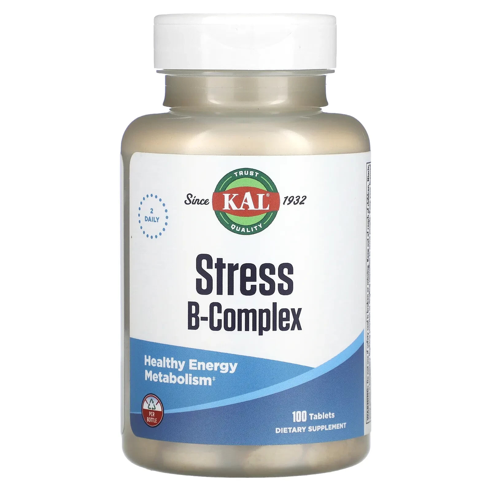 KAL, Stress B Complex, 100 Tablets