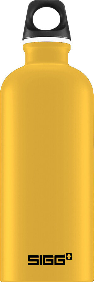 SIGG Traveller Mustard Touch - 600 ml - Daily usage - Black - Yellow - Aluminium - 215 mm - 7.1 cm