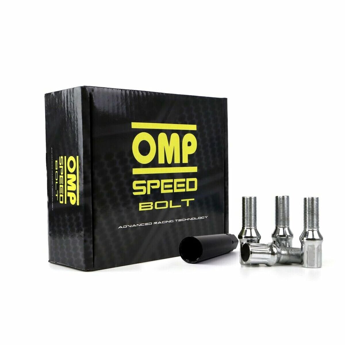 Set Nuts OMP 27 mm Silver 20 uds M12 x 1,25