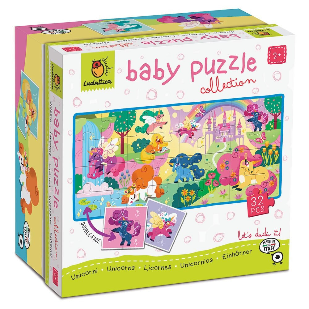 LUDATTICA Dudu Baby Collection Unicorns 32 Pieces Puzzle