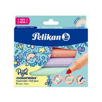 Pelikan Colorella Pastell фломастер Разноцветный, Пастельный 6 шт 818063