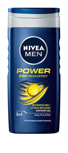 Shower gel for men 250 ml Refresh Power