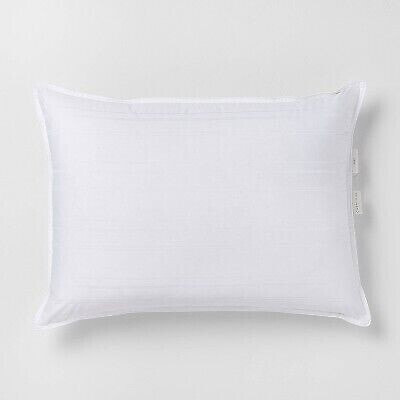 Standard/Queen Medium Firm Down Bed Pillow White - Casaluna