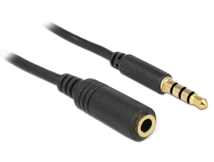 DeLOCK 84667 аудио кабель 2 m 3,5 мм Черный