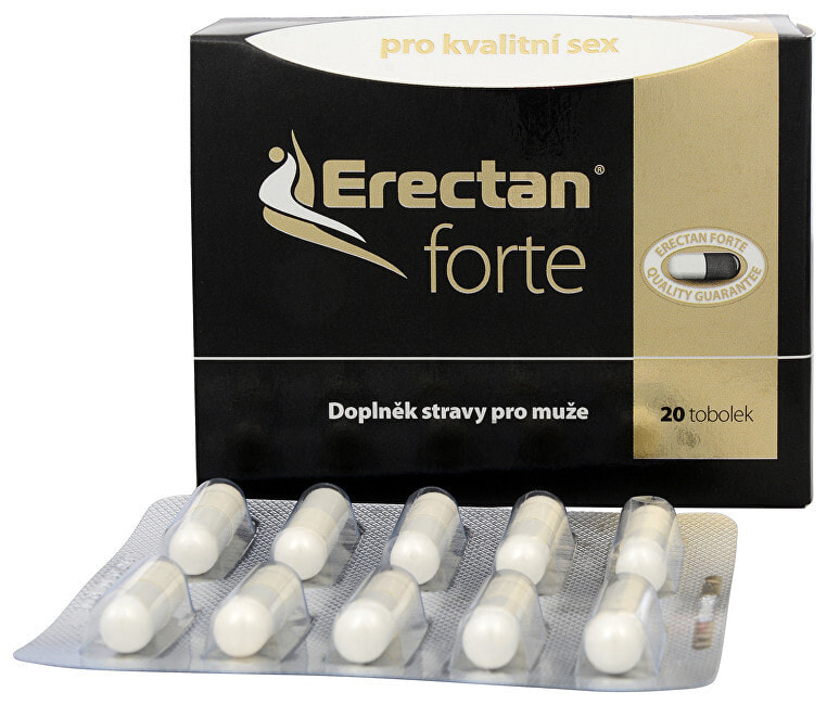 Erectan Forte Мощная пищевая добавка для повышения мужского либидо 20 таблеток