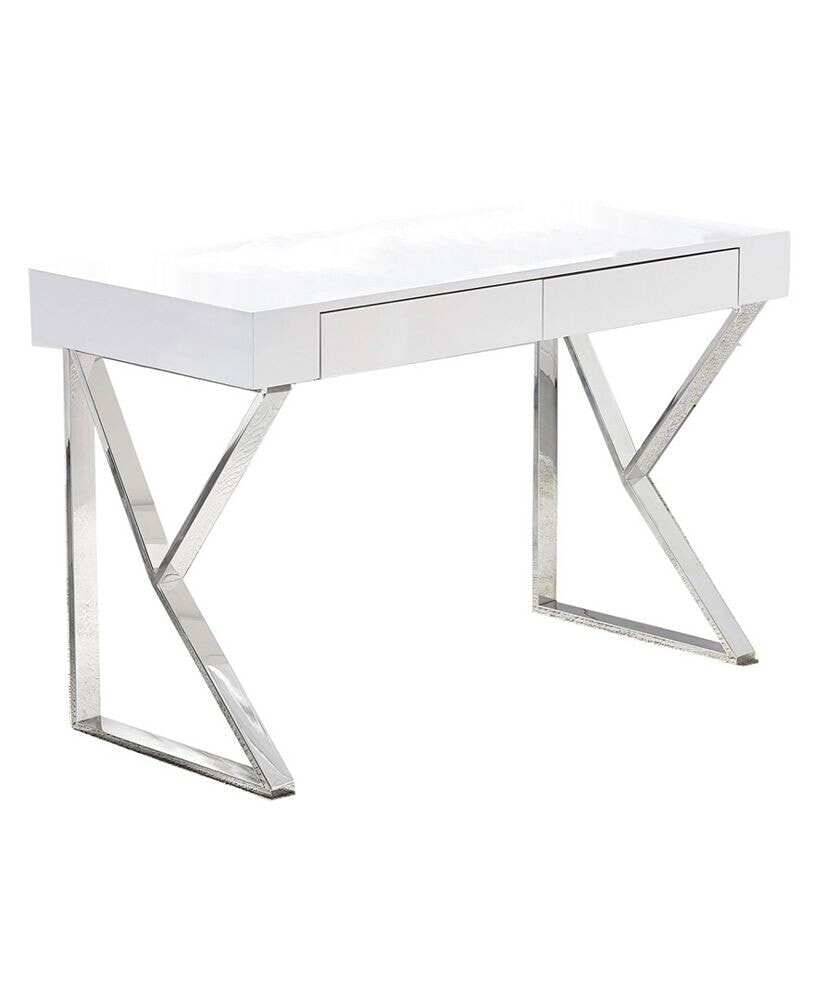 Best Master Furniture philon Modern Lacquer Computer Desk, 47