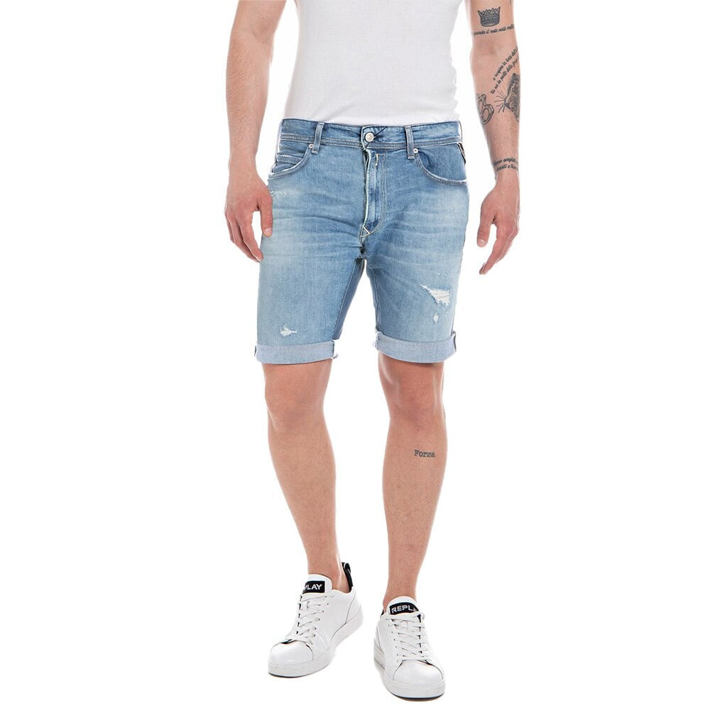 REPLAY MA981Y.000.57370G Denim Shorts