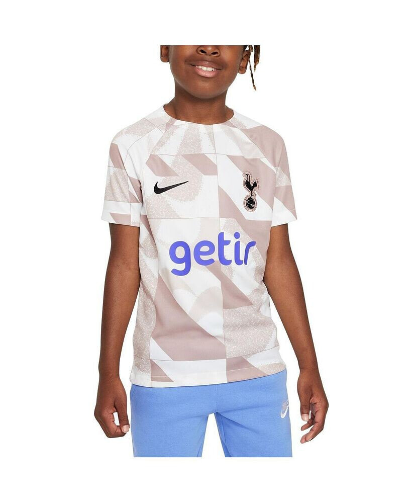 Nike big Boys White Tottenham Hotspur 2023/24 Academy Pro Performance Pre-Match Top