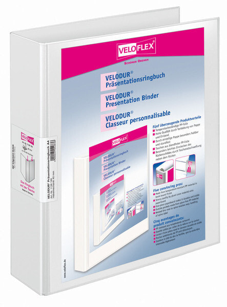 Veloflex VELODUR папка-регистратор A4 Белый 1138190