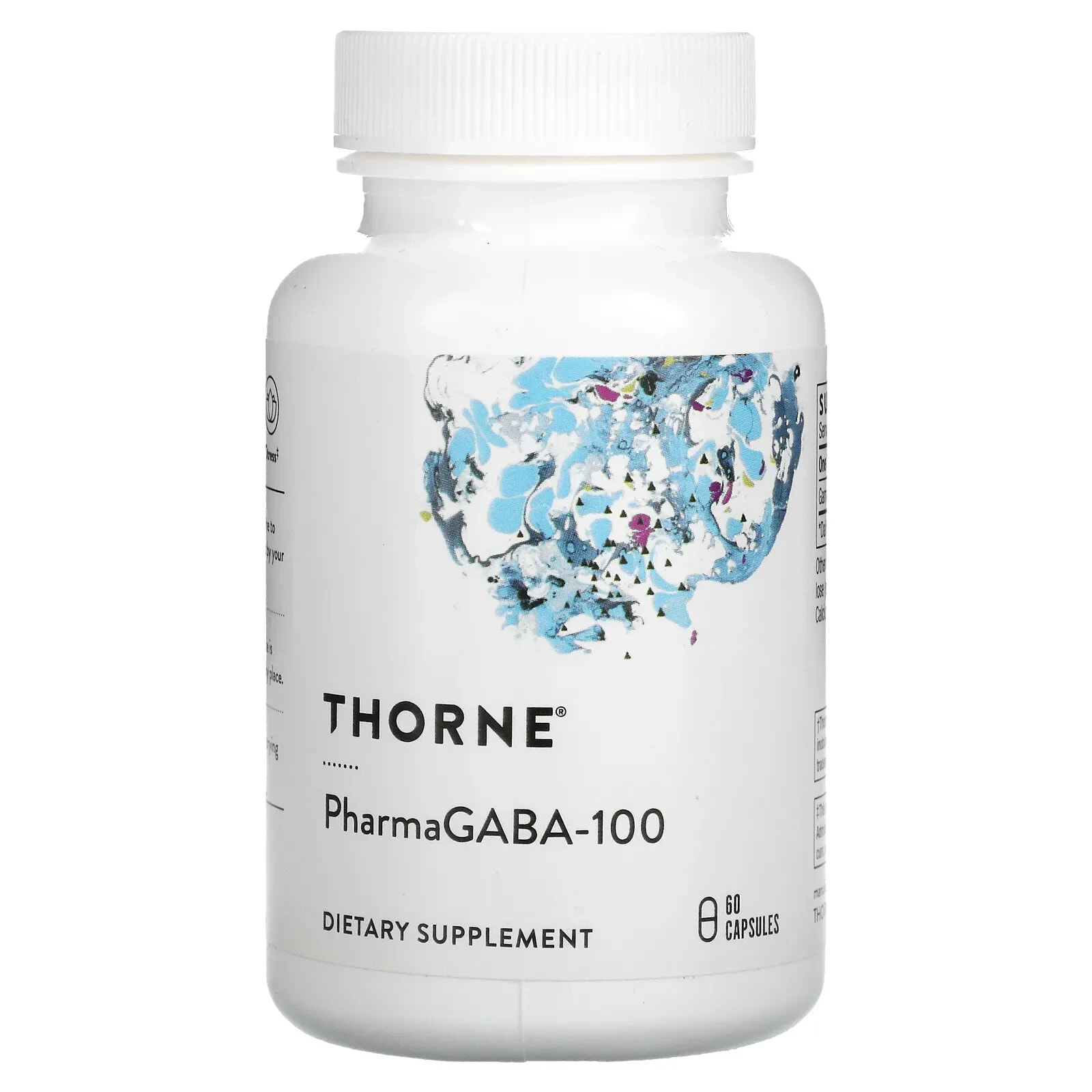 Thorne, PharmaGABA-250, 60 капсул