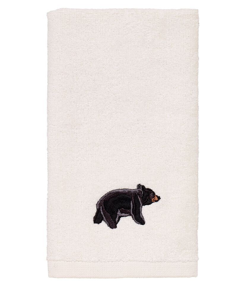 Avanti black Bear Lodge Bath Towel