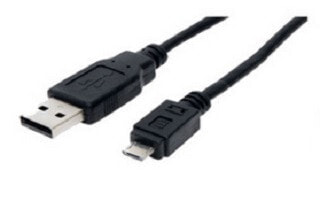 shiverpeaks USB A/Micro USB B, 1 m USB кабель 2.0 Micro-USB B Черный BS77181
