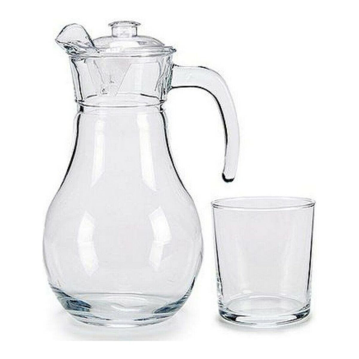 Set of glasses Vivalto Jug 5 pcs Transparent Glass Crystal 4 x (40 cl) / 1 x (1,8 l)