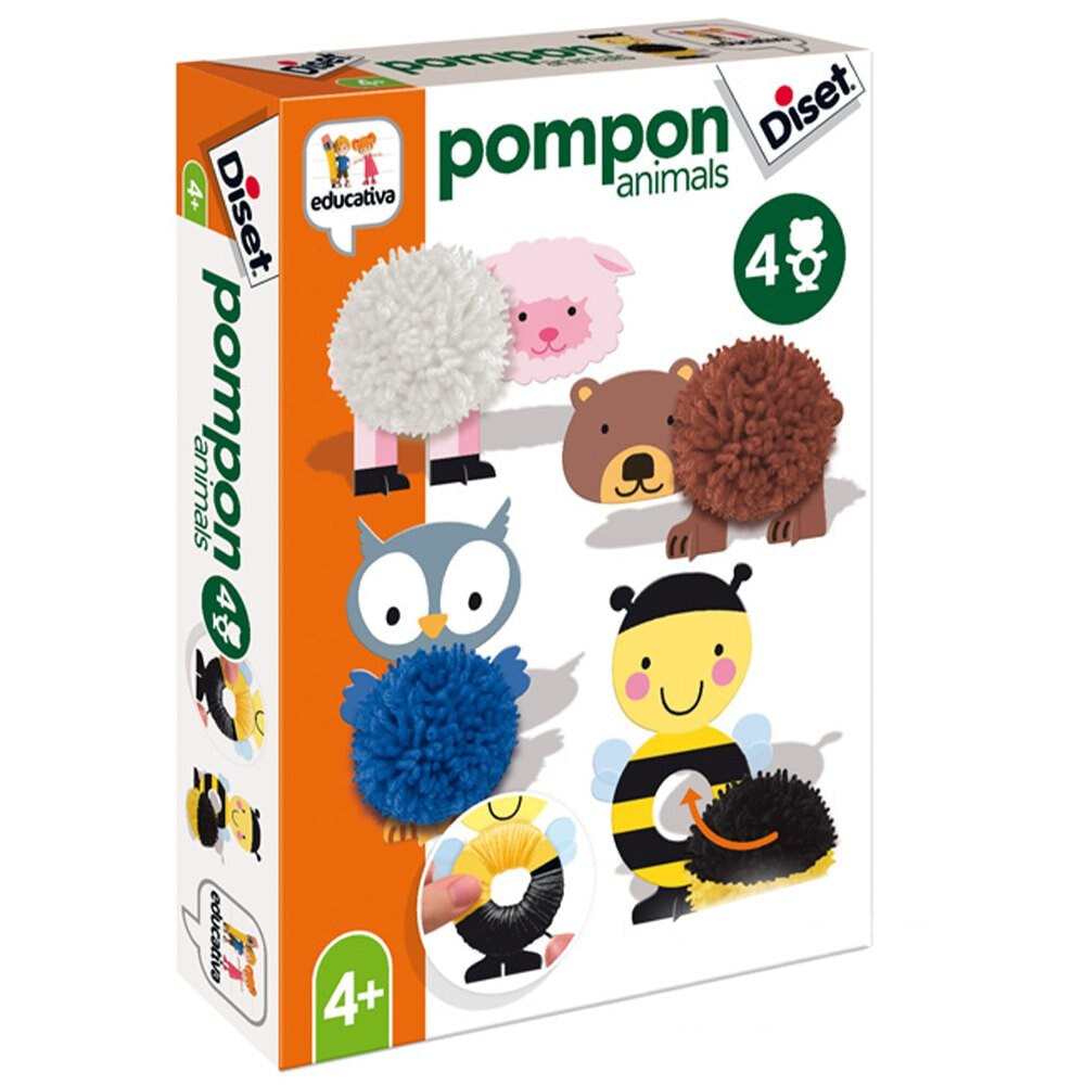 DISET Pompon Animals Board Game