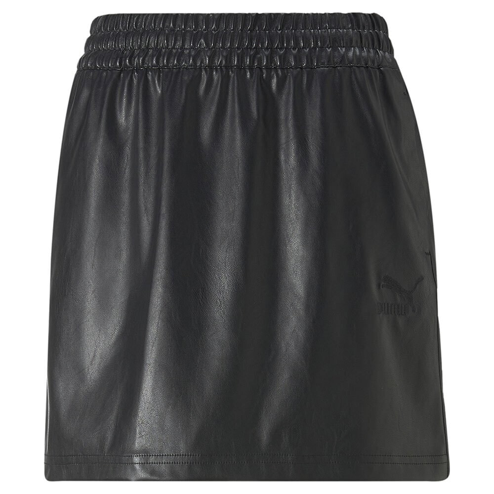 PUMA SELECT T7 Faux Leather Mini Skirt