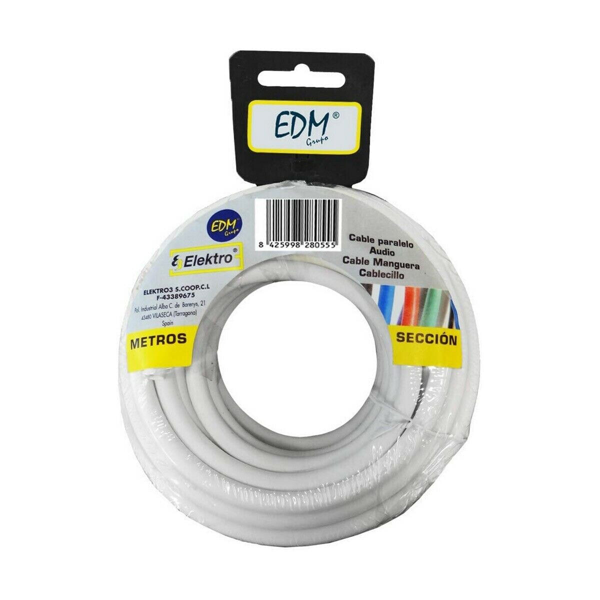 Cable EDM White 20 m