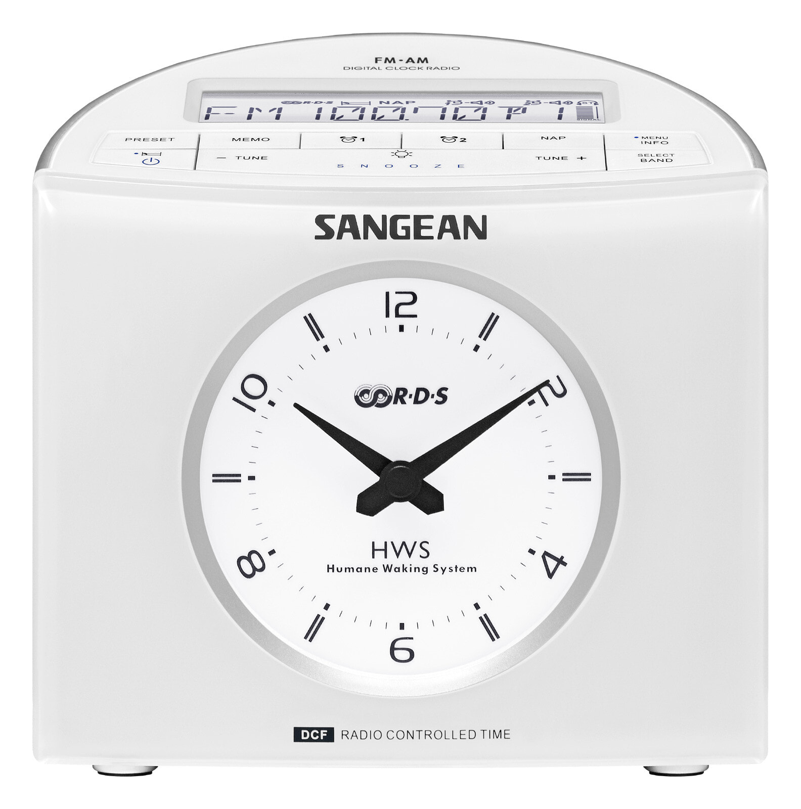 Sangean RCR-9 радиоприемник Часы Цифровой Черный