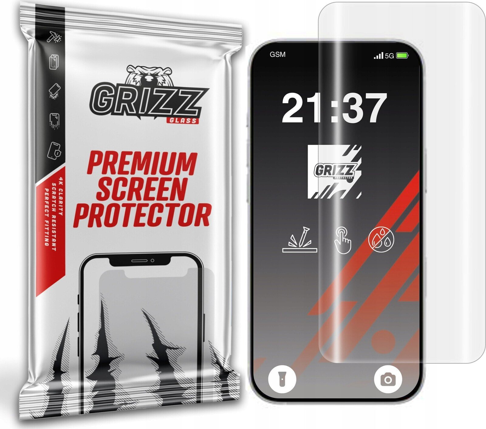 GrizzGlass Folia hydrożelowa GrizzGlass Hydrofilm do Apple iPhone 16 Pro Max