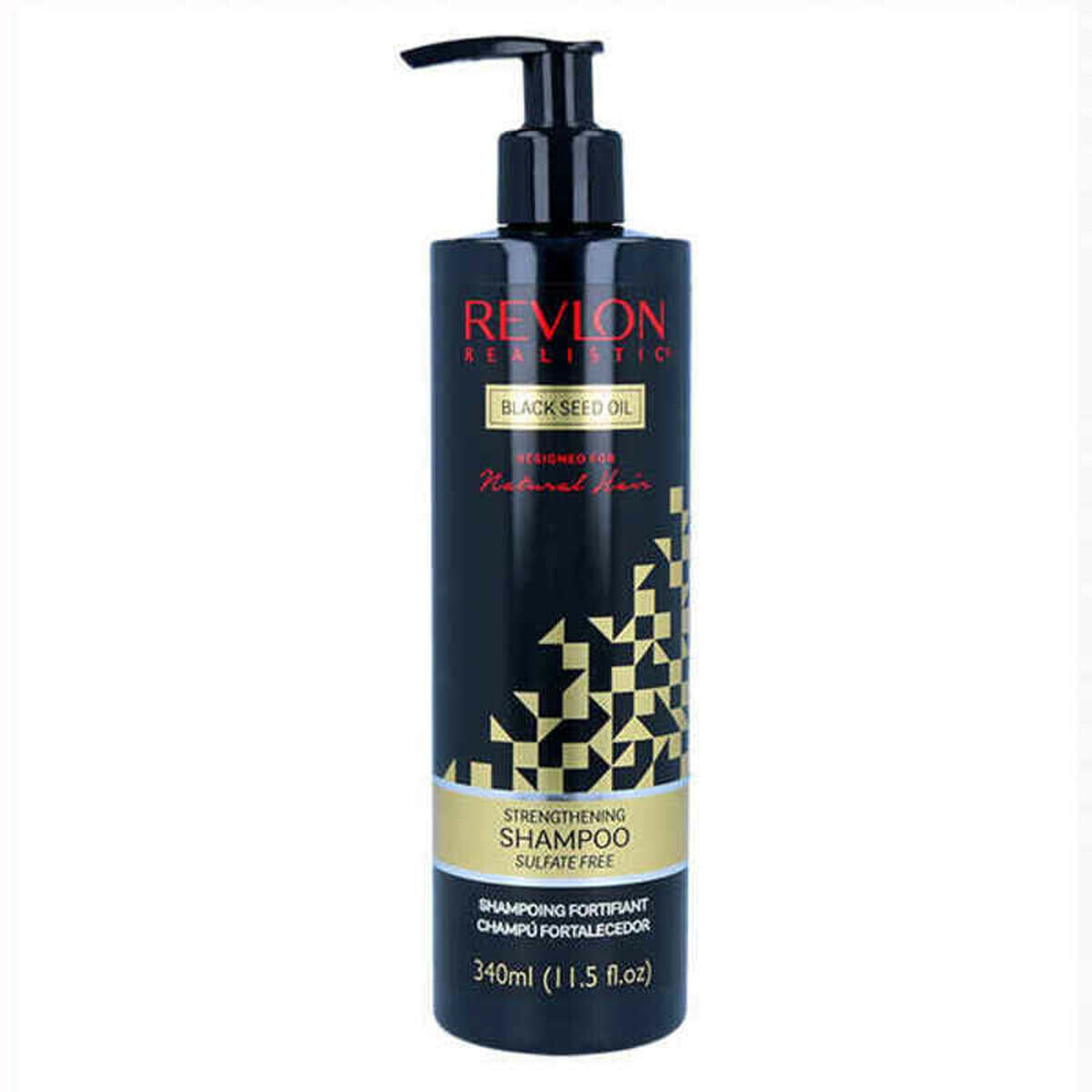 Shampoo and Conditioner Real Black Seed Strength Revlon 0616762940067 (340 ml)
