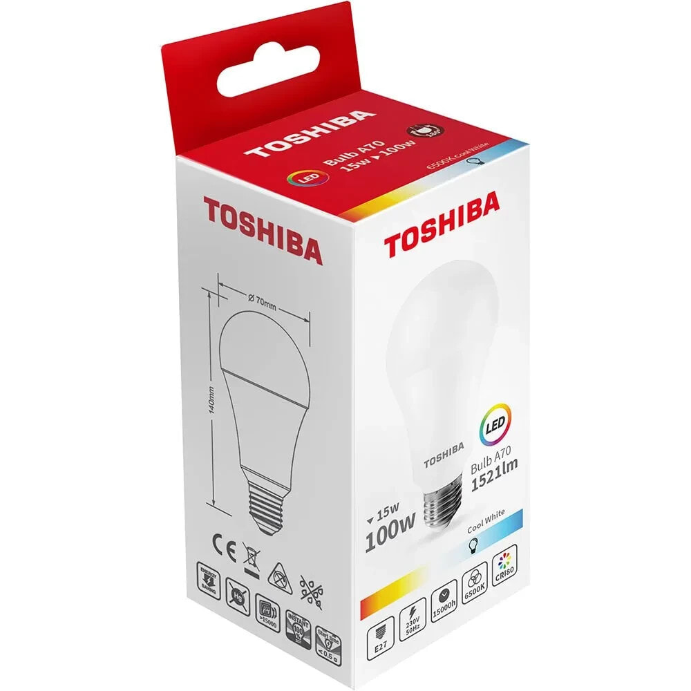 TOSHIBA 384501 A70 E27 15W led bulb