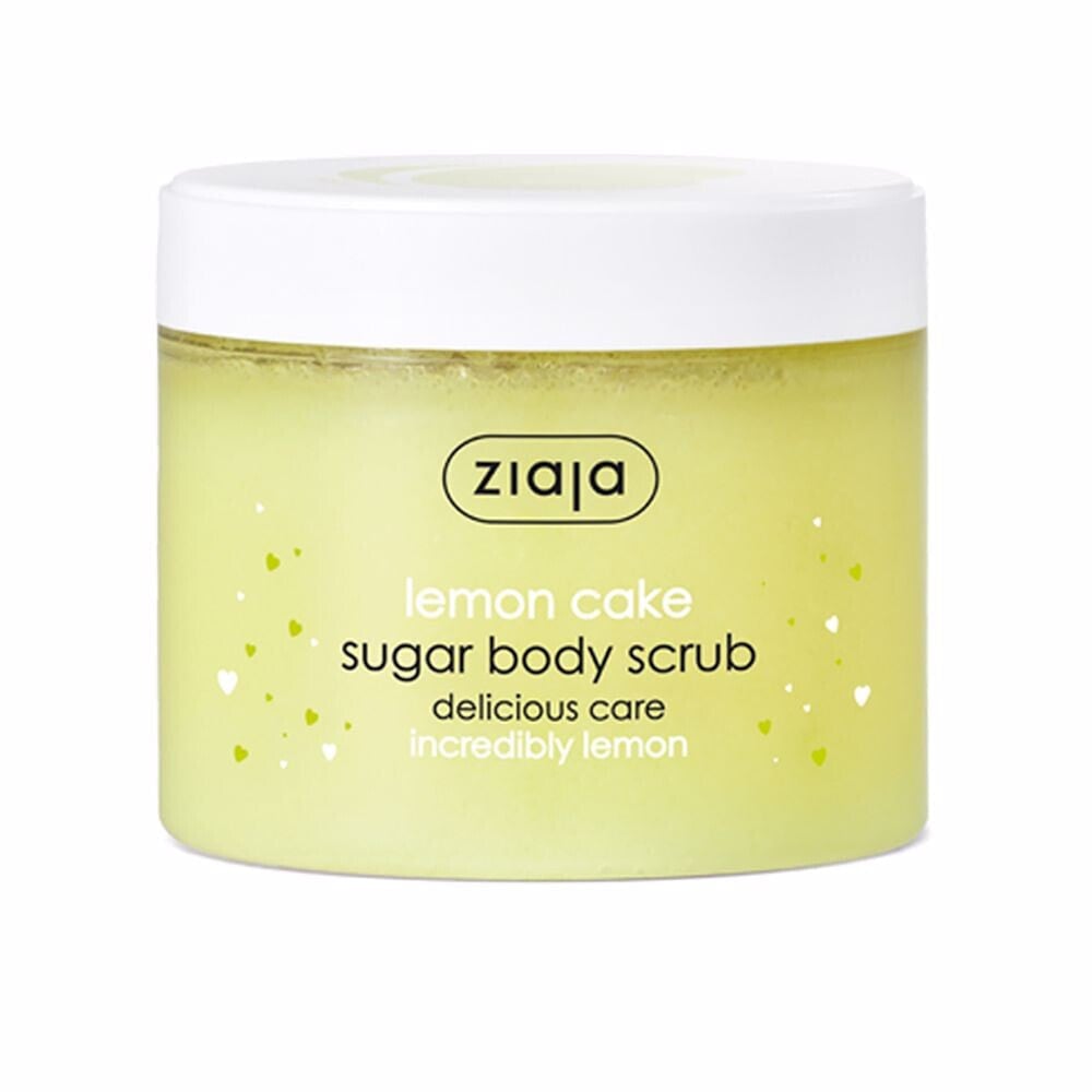 Ziaja Lemon Cake Sugar Body Scrub Сахарный скраб для тела с ароматом лимонного пирога 300 мл