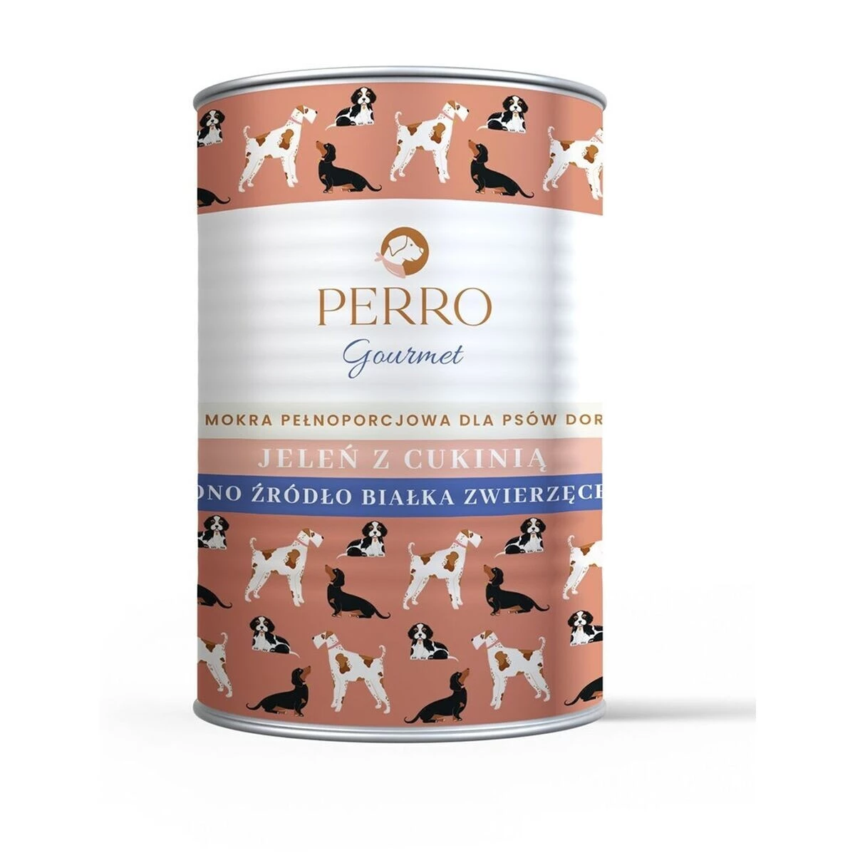 Wet food PERRO Gourmet Deer with zucchini Deer 400 g