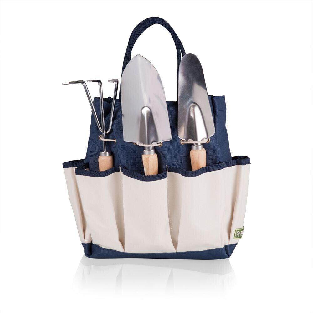 by Picnic Time Navy Garden Tote with Tools