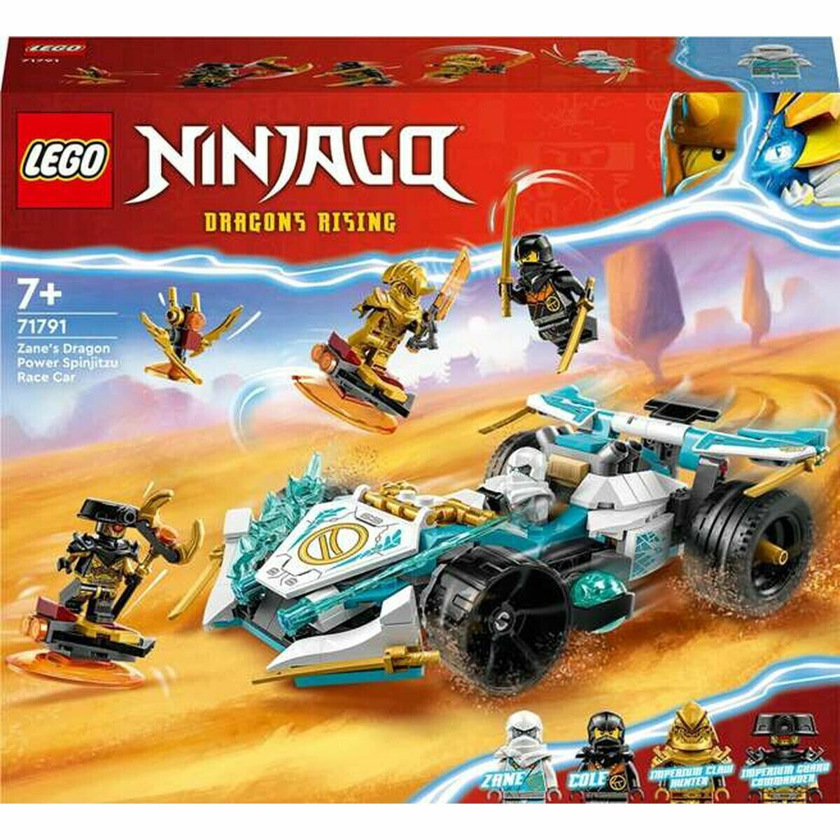 Construction set Lego Ninjago 71791 The Spinjitzu racing car: the power of the Zane Dragon Multicolour