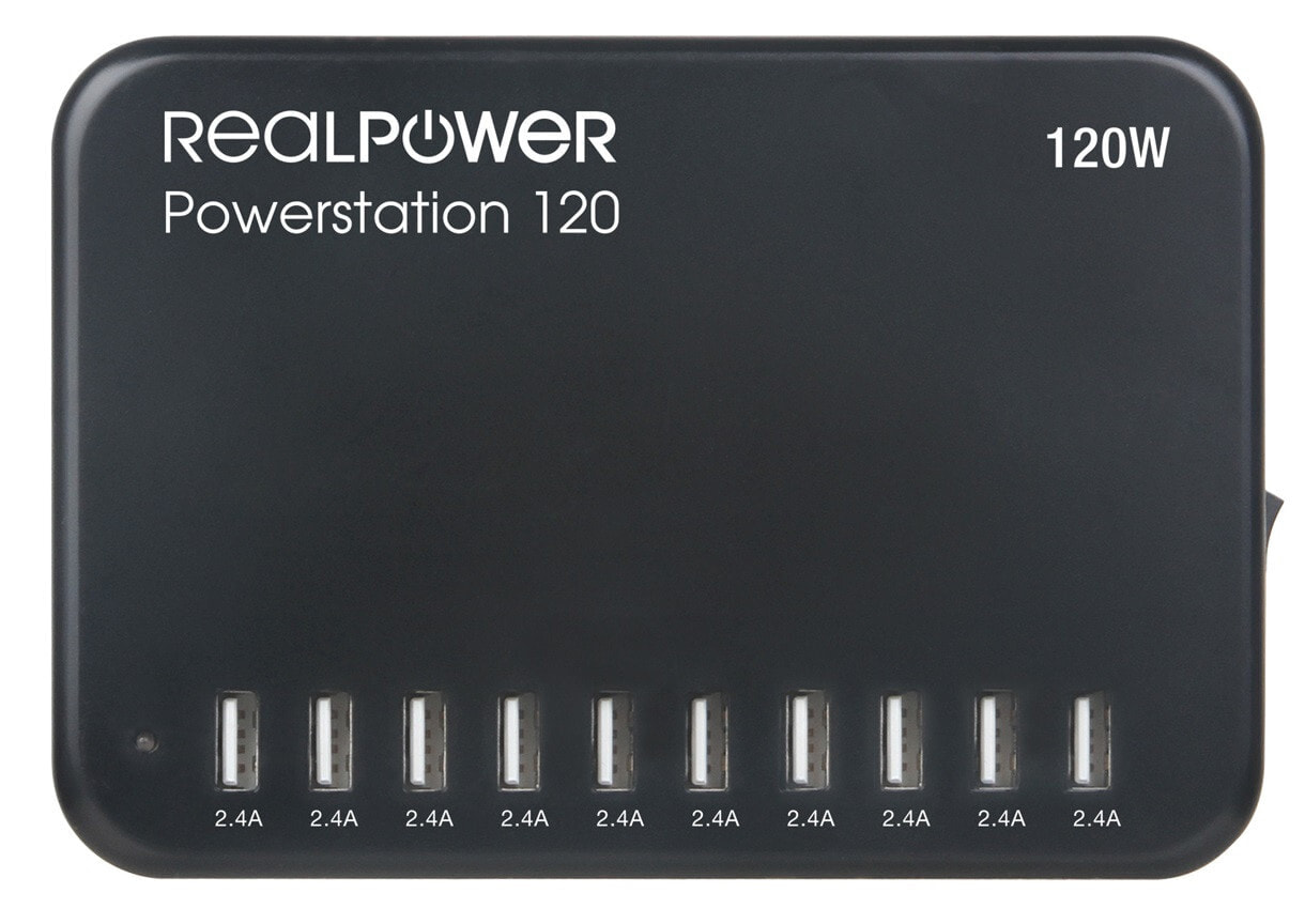 RealPower Power Station 120 Черный Для помещений 321132