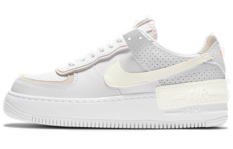 Nike Air Force 1 Low Shadow Sail 解构 休闲 低帮 板鞋 女款 白帆 / Кроссовки Nike Air Force 1 Low Shadow Sail CZ8107-100