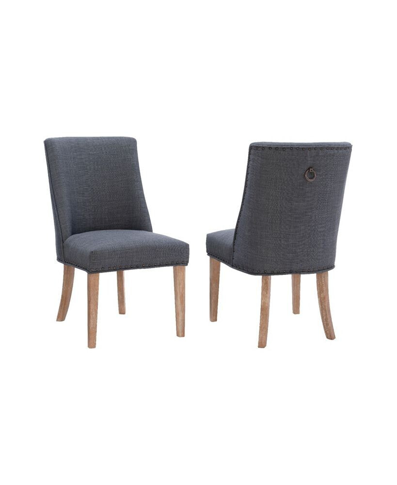 Linon Home Décor powell Furniture Allard Upholstered Dining Chairs - Set of 2