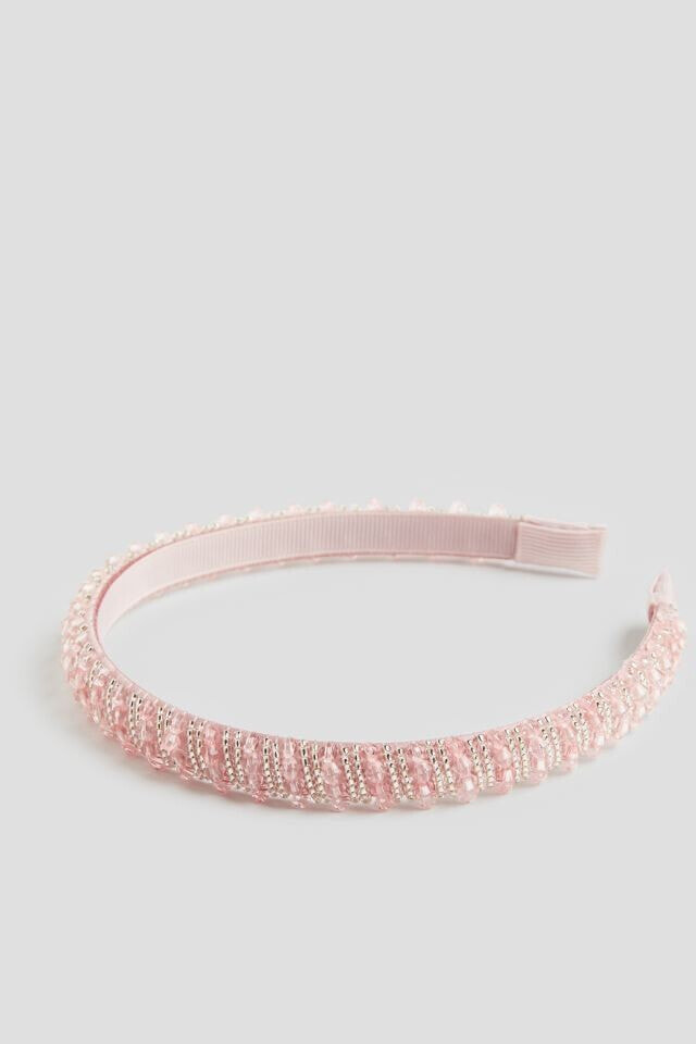 Light pink/silver-colored