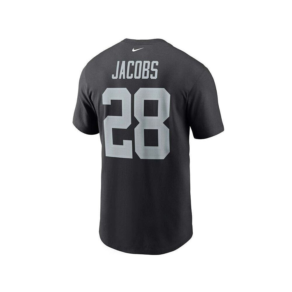 Nike las Vegas Raiders Men's Pride Name and Number Wordmark T-Shirt Josh Jacobs