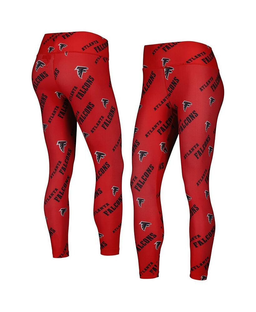 Concepts Sport women's Red Atlanta Falcons Breakthrough Allover Print Lounge Leggings