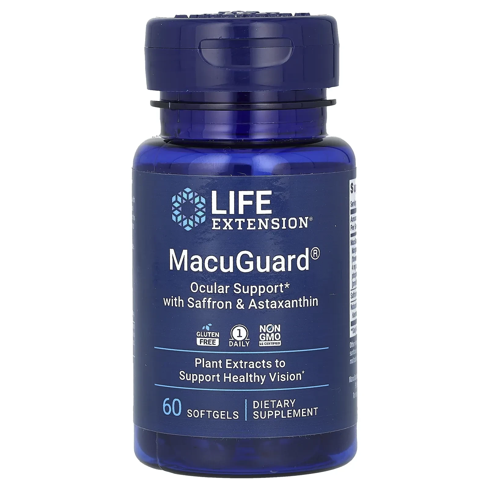 MacuGuard, Ocular Support with Saffron & Astaxanthin, 60 Softgels