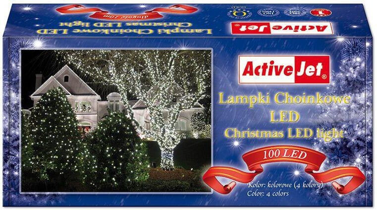 Новогодняя гирлянда Lampki choinkowe Activejet 100 LED kolorowe