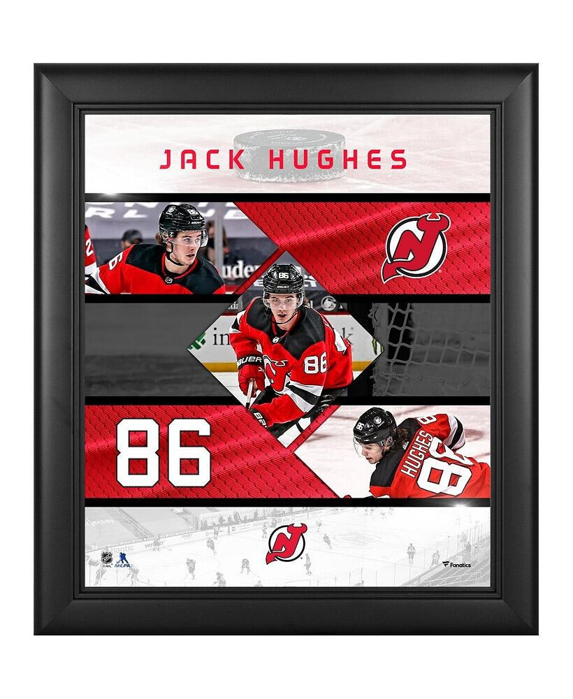 Fanatics Authentic jack Hughes New Jersey Devils Framed 15