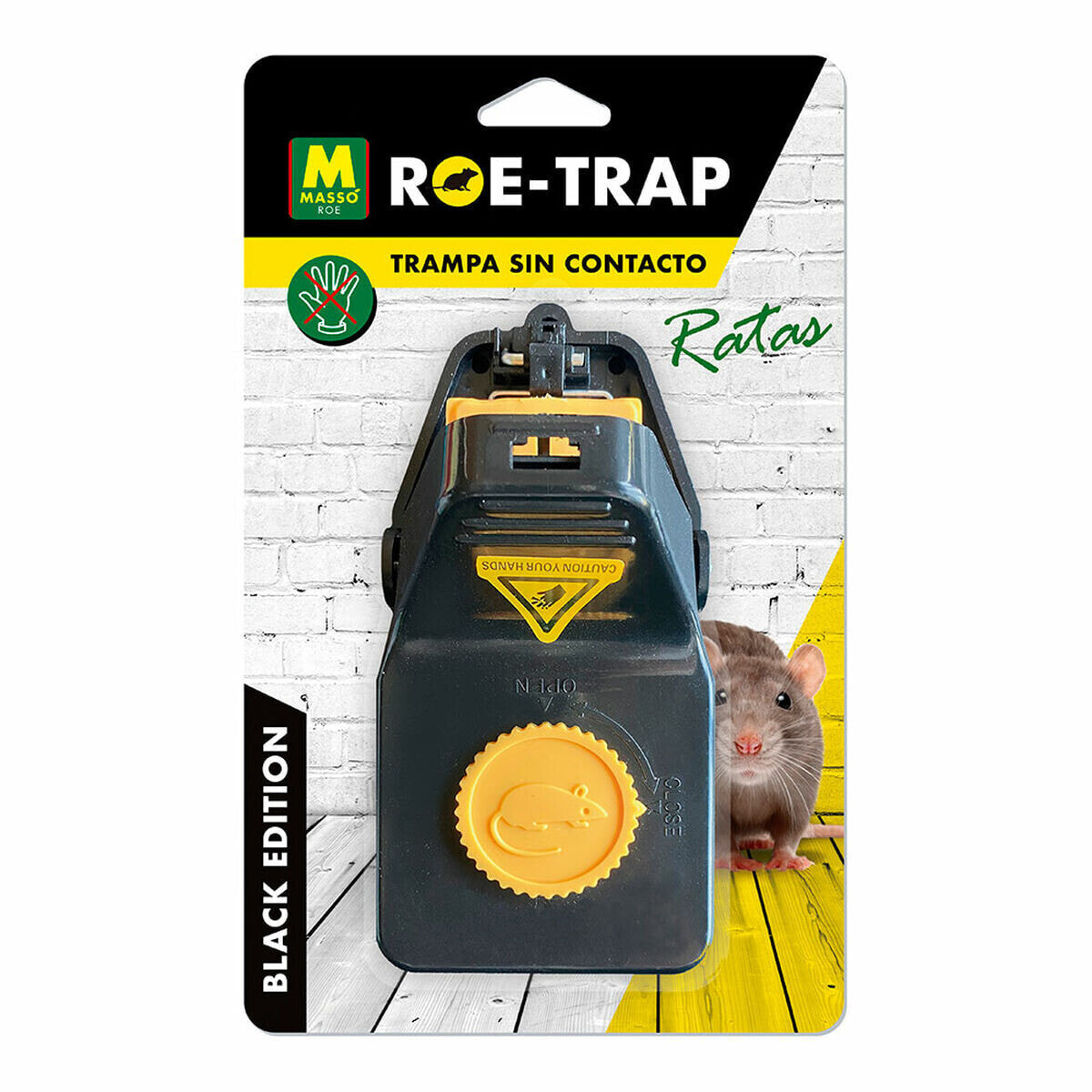 Mouse trap Massó Roe-Trap Black Edition 231700 15,2 x 8 x 7,3 cm