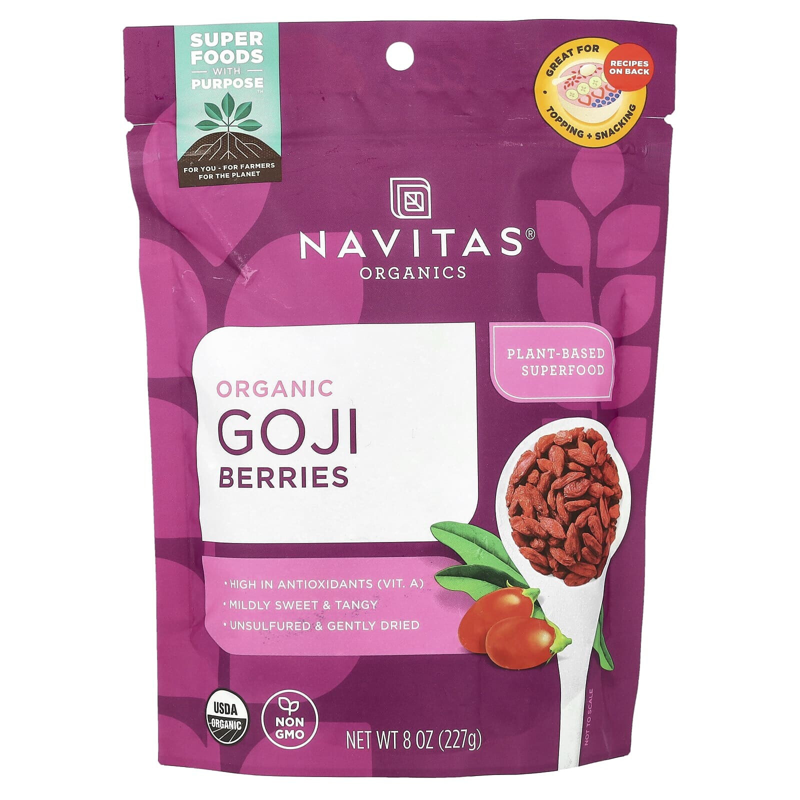 Organic Goji Berries, 16 oz (454 g)